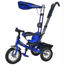 Велосипед 3-х колесный Mini Trike надувные (синий) 10"8"