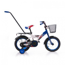 Велосипед Azimut 14 "MyBike Py з кошиком Синьо-білий