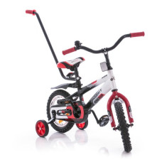 Велосипед Azimut 14" Stitch РУ Красно-бело-черный