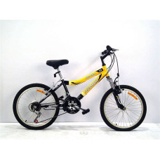 Велосипед Azimut Alpha Shimano 20" Черно-оранжевый
