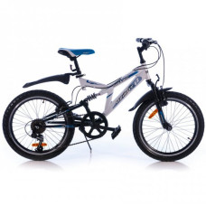Велосипед Azimut Dinamic G 20 "(обладнання Shimano) Синьо-білий