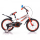 Велосипед Azimut Fiber 16" Бело-оранжевый графит