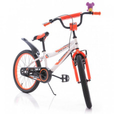 Велосипед Azimut Fiber 20" Біло-помаранчевий