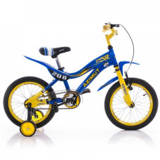 Велосипед Azimut KSR Premium 18" Желто-синий