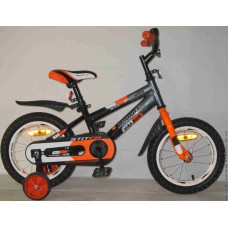 Велосипед Azimut Stitch 20" Оранжево-серо-черный