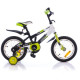 Велосипед Azimut Stitch Premium з ручкою 14 "Зелено-чорно-білий