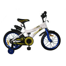 Велосипед двухколёсный - WHITE with Blue