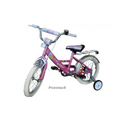 Велосипед Марс 18" ручной тормоз+эксцентрик (розовый)