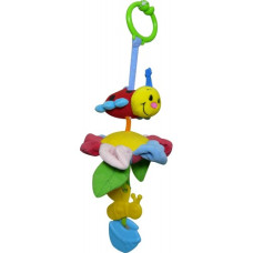 Вібруюча іграшка-підвіска Biba Toys Божа Корівка мандрівниця на квітці (111BR ladybird)