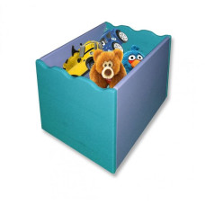 Ящик для игрушек фиолетовый на колесах