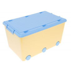 Ящик для іграшок Tega Chomik IK-008 (yellow-light blue)