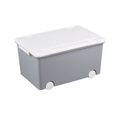 Ящик для игрушек Tega Junior TG-179 (grey-white)