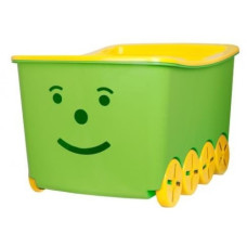 Ящик для игрушек Tega Play 52L BQ-005 (light green-yellow)
