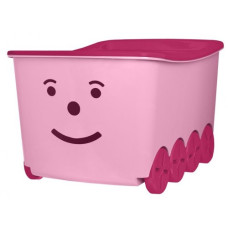 Ящик для іграшок Tega Play 52L BQ-005 (light pink-pink)