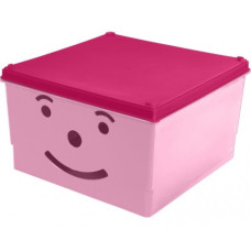Ящик для іграшок Tega Smile BQ-007 (300 * 300 * 180) - light pink - pink