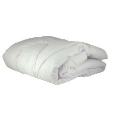 Зимнее антиаллергенное одеяло силикон, бязь отбеленная, 105х140