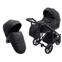 Коляска 2 в 1 Adamex Locco Lux Tk-53 черный