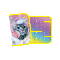 Пенал для школьника Ап-1003, 19х10 см Wet Cat