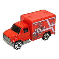 Машинка іграшкова Спецтехніка Автопром 7637 масштаб 1:64, металева Rescue