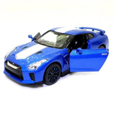 Модель автомобіля "Nissan Gt-R (R35)" 68469 масштаб 1:32 світло, звук Синій