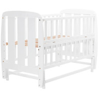 Кровать Babyroom Шарик Sh-02 маятник, откидной бок бук белый