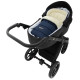 Зимовий конверт Babyroom Wool N-20 navy blue темно-синій