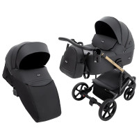 Коляска 2 в 1 Bair Onyx Eco Oe-01 чёрный