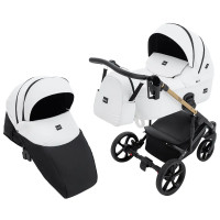 Коляска 2 в 1 Bair Onyx ECO OE-02 белый