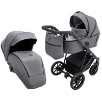 Коляска 2 в 1 Bair Vega Eco Ve-47 темно-серый