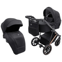 Коляска 2 в 1 Bair Vega Soft VSM-05 black magma черный