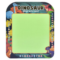 Дощечка для рисования светом Cq150-4-5(Dinosaur) маркера 4 шт