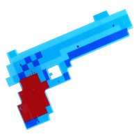 Детская игрушка Пистолет музыкальный Mw2221 звук, свет Синий