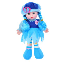 Детская Кукла Ly3011(Blue) мягконабивная 28 см, синяя