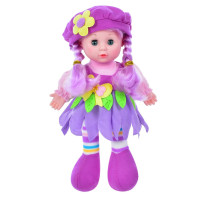 Детская Кукла Ly3011(Violet) мягконабивная 28 см, фиолетовая