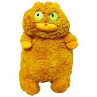 Мягкая игрушка "Толстый кот" K15214, 40 см Желтый