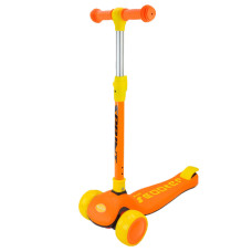 Самокат детский 3-х колесный Mini Scooter Sc2420(Orange) светящиеся колеса оранжевый