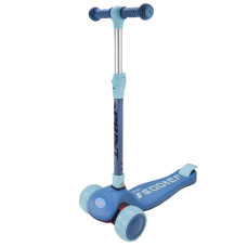 Самокат дитячий 3-х колісний Mini Scooter Sc2420(Blue) колеса що світяться, синій