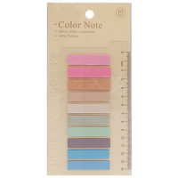 Закладка з лінійкою 2 в 1 "stick Notes" Р80-1 різнокольорові
