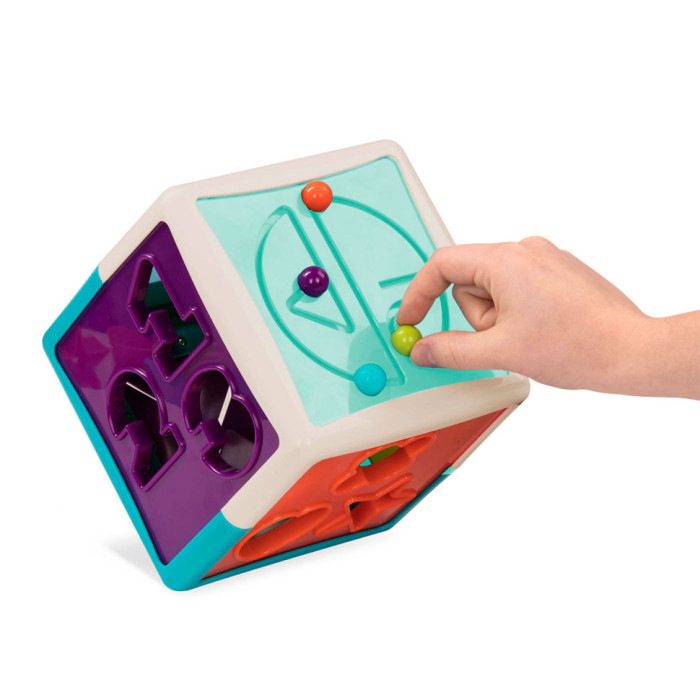 Развивающая игрушка-сортер Умный Куб Battat Lite Bt2577Z 12 форм