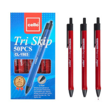 Ручка масляна "Tri Skip" Cl1503-50(Red) 0,7 мм, червоний 1 шт (97352)