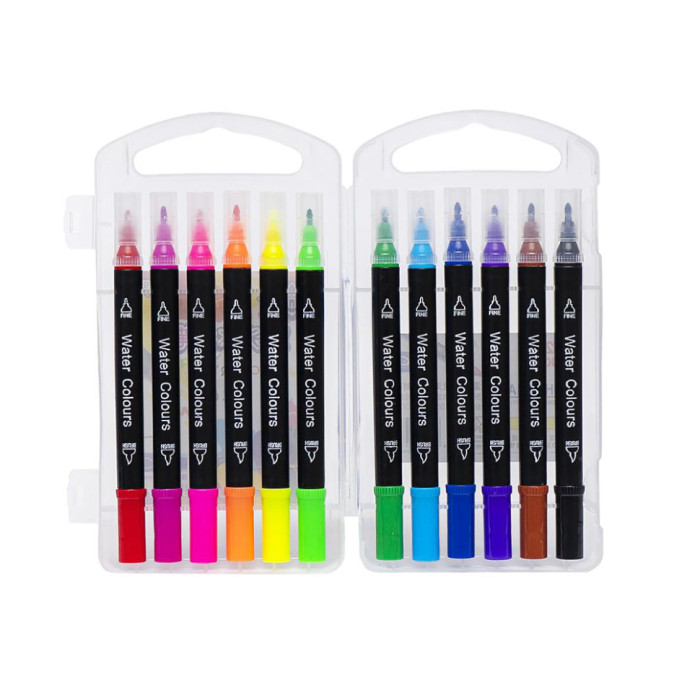 Детские Фломастеры "Двухсторонний" Color-It 195-12 12 цветов