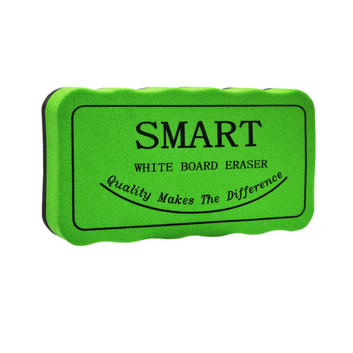 Губка для доски магнитная Smart Т29, 10,5х5,5х2 см Зеленый