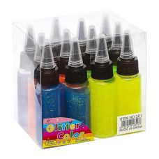 Клей с блестками Color-It 301SP, 30мл 6 цветов
