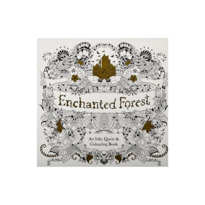 Раскраска антистресс "Enchanted Forest" Color-It Gdm-002, 12 листов
