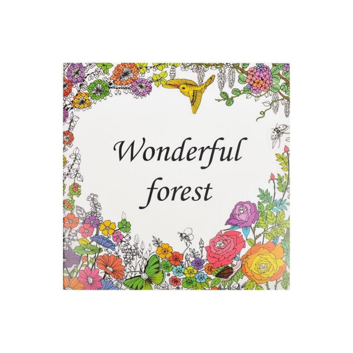 Раскраска антистресс "Wonderful forest" Color-It Gdm-016, 12 листов