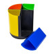 Склянка для ручок Color-It 468 пластикова 10х10х11 см