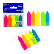 Закладка неоновая "Stick Notes" Color-It Р01-2, 5 цветов