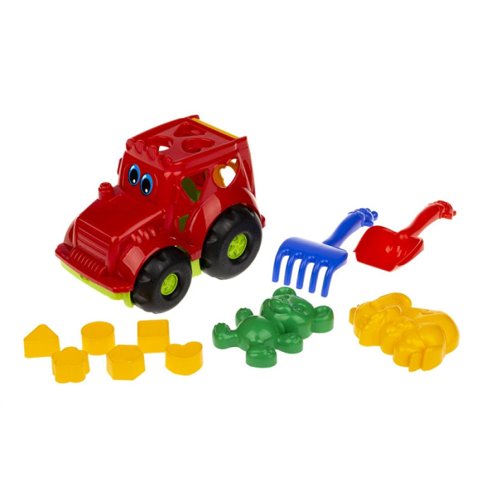 Сортер-Трактор "Коник" №2 Colorplast 0336 Червоний
