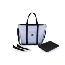 Сумка для коляски Cottonmoose Shopper 750/151 pearl blue leather блакитний