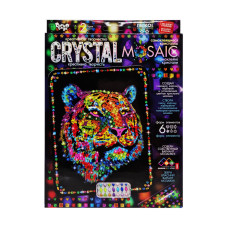 Креативна творчість "Crystal mosaic Тигр" Crm-02-01, 6 форм елементів